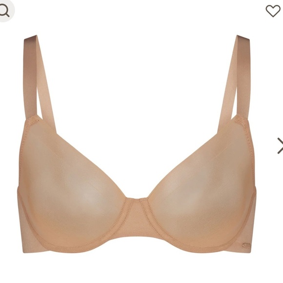 SKIMS  NO SHOW MOLDED UNLINED DEMI‎ BRA in Clay Size 34DDD - Picture 2 of 11